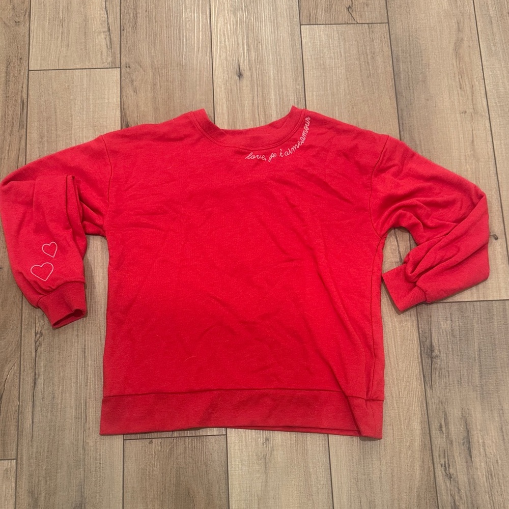 C&C California Red Crew Neck Sweater